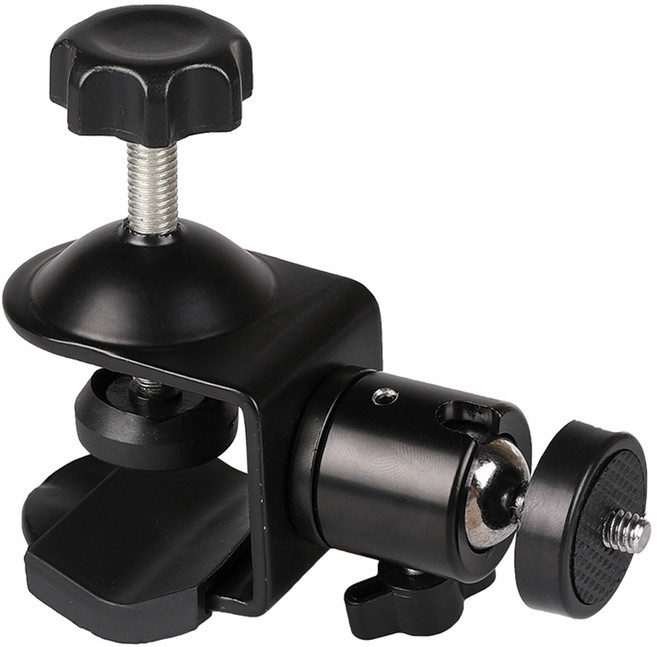 대한 스마트폰 카메라 액션캠 조명 CCTV 거치대 나사 360도 회전 볼헤드 슈퍼클램프, 1개, CP-DH14