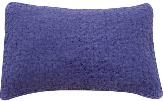 친환경편백아트 프리미엄 편백 나노초미니 큐브칩 베이직 베개, 보라, 1개