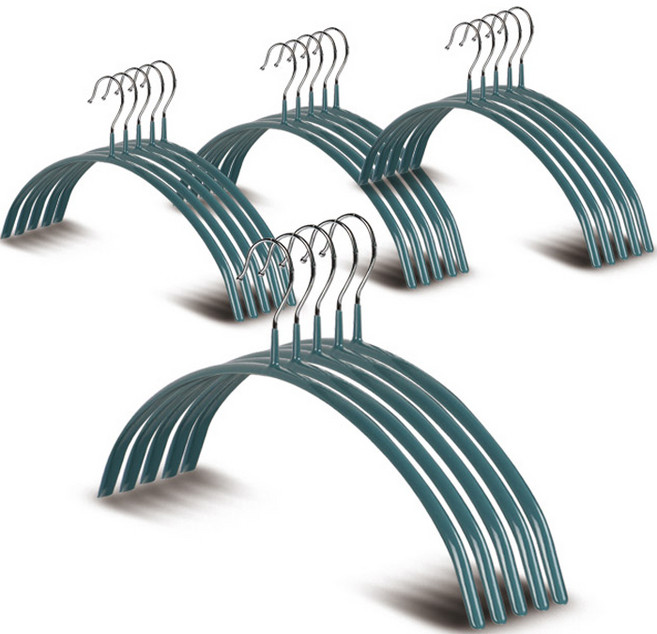 마켓플랜 PVC 논슬립 리쉬 옷걸이, 20개, 민트