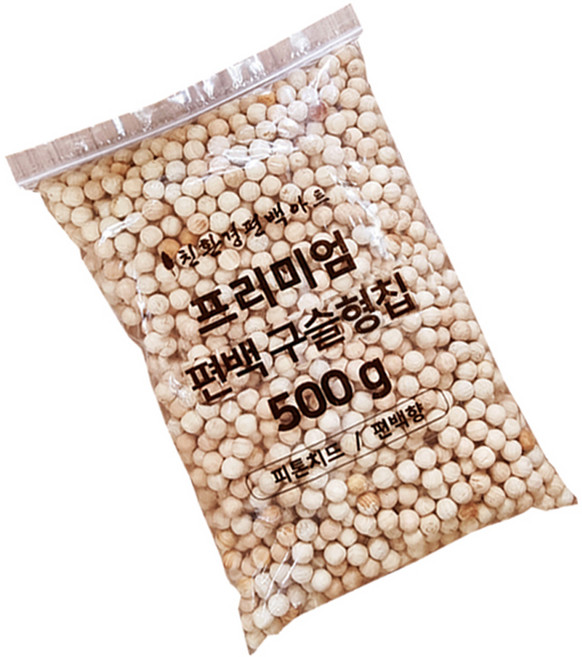 친환경편백아트 프리미엄 편백 구슬형 칩, 1개, 500g