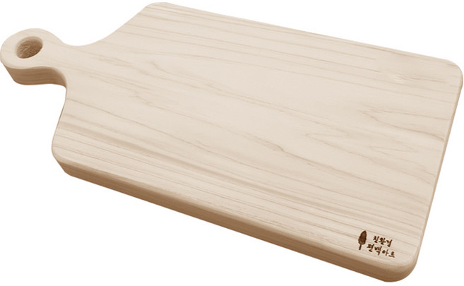 친환경편백아트 프리미엄 편백 통원목 무절 플레이팅 도마, 혼합색상