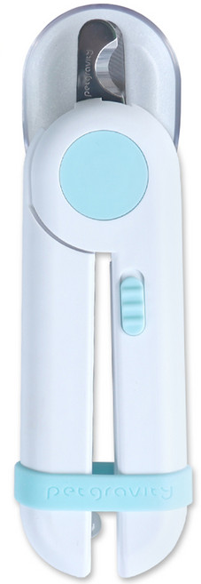 울리올리 반려동물 LED 발톱깎이 155 x 43 x 17 mm, 블루, 1개