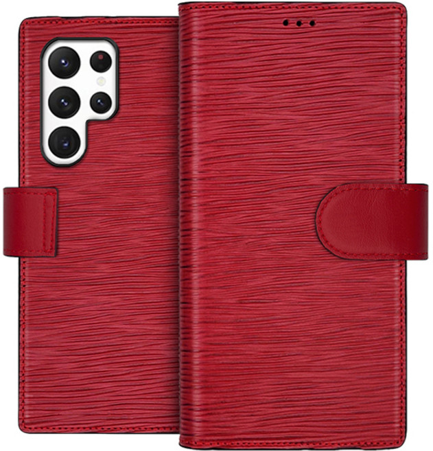 까미또 베네트 웨이브 가죽 다이어리 휴대폰 케이스