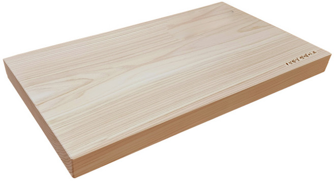 친환경편백아트 통원목 고급 반무절 도마, 혼합색상, 1개