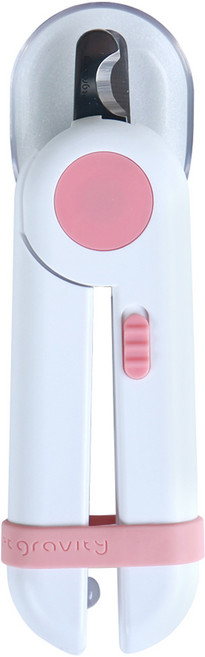 울리올리 반려동물 LED 발톱깎이, 핑크, 1개