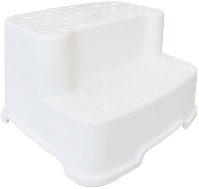 버드시아 와이드 2단 유아 디딤대, 아이보리, 1개