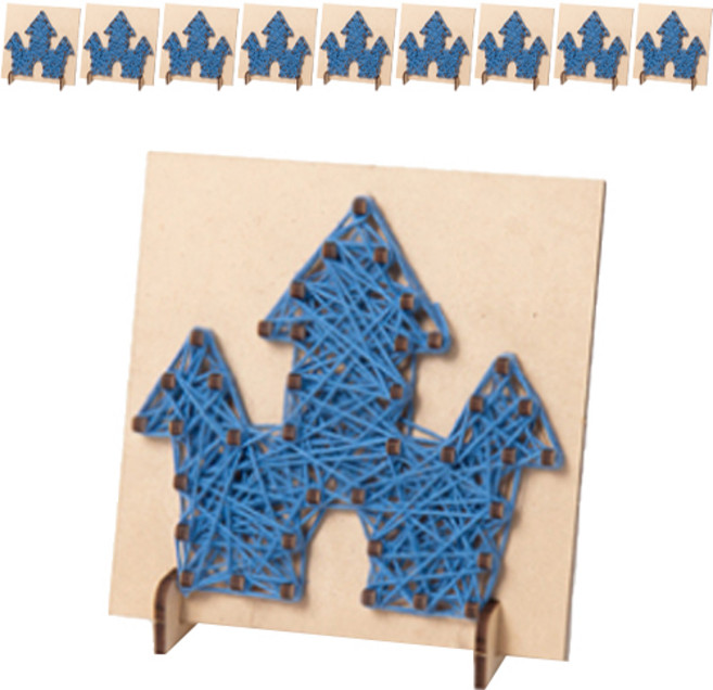 민화샵 할로윈 스트링아트 성, 10개, 혼합색상