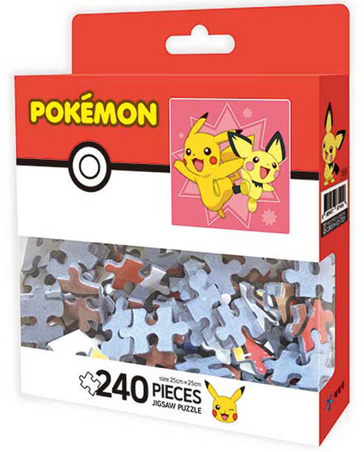 예림당 포켓몬스터 팬시 퍼즐, 240피스, 피츄와 피카츄, 1개