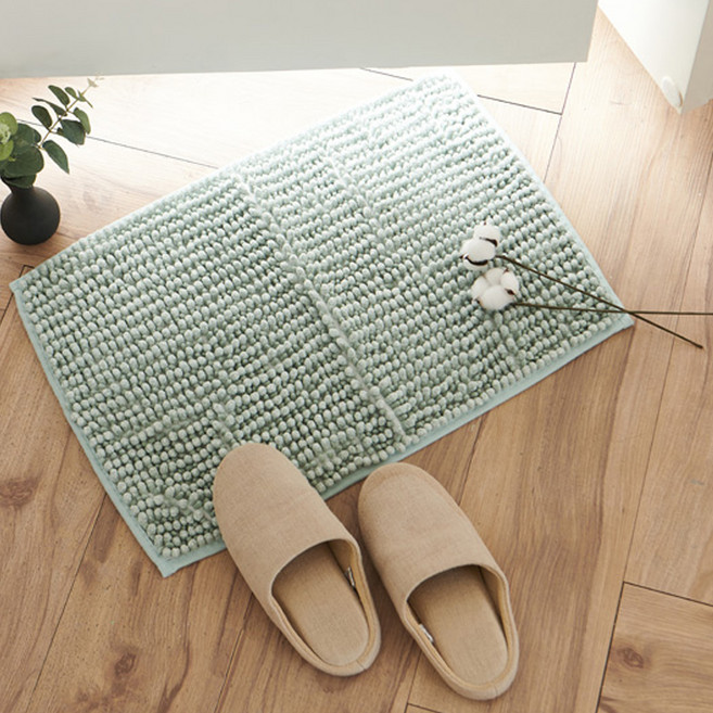 한일카페트 에디션2 타월 발매트 2p, 민트