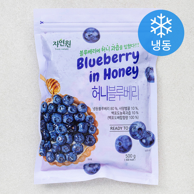 자연원 허니 블루베리 (냉동), 500g, 1개