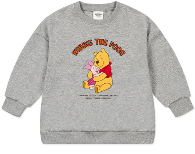 뉴욕꼬맹이 아동용 디즈니 오버핏 맨투맨 티셔츠 G208