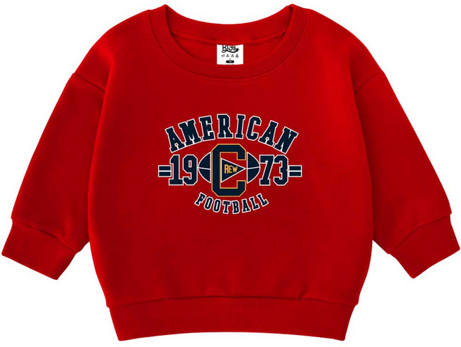 KIDSCREW 兒童足球1973大學T恤