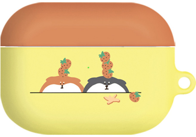 BANIMONG Chiba Daeng Dongle AirPods Pro 超薄硬殼+鑰匙圈套組, 嬰兒芝雙胞胎, 單品