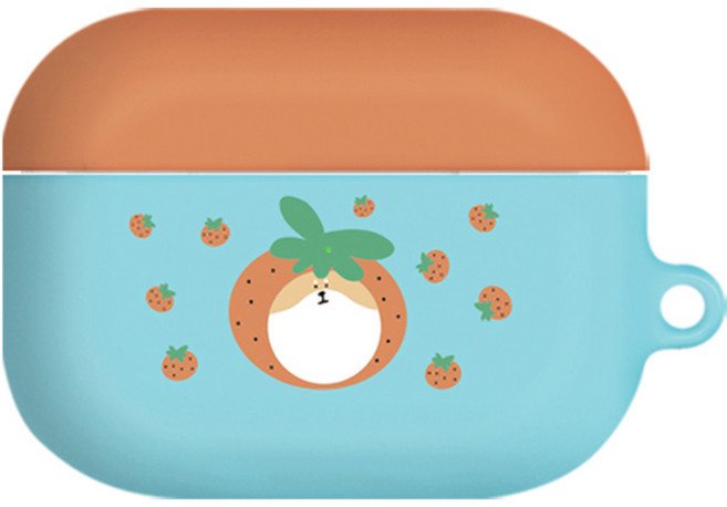 BANIMONG Chiba Daeng Dongle AirPods Pro 超薄硬殼+鑰匙圈套組, 柑橘芝, 單品