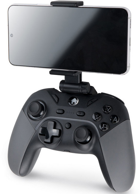 컴스 듀얼모터 진동 올인원 블루투스 게임패드 블랙, TG200, 1개, 블랙컬러