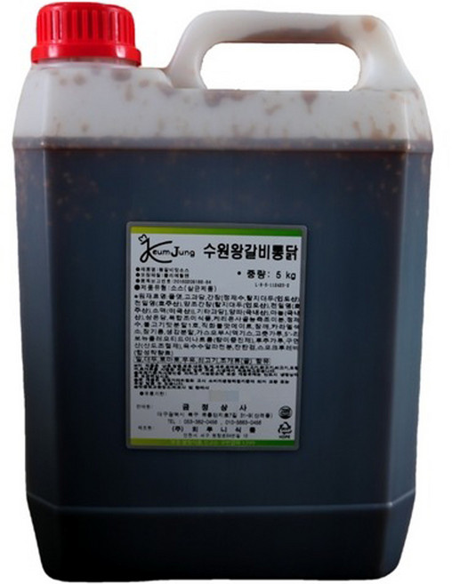 뫼루니식품 수원왕갈비통닭 소스, 5kg, 1개