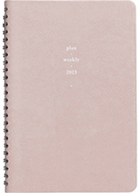 바이풀디자인 생각보관함 위클리 매니저 2023 주간 플래너, 스트로베리 밀크