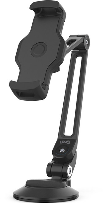 유엠투 흡착형 2단 관절 거치대 LD-203A-T9, 1개, 블랙
