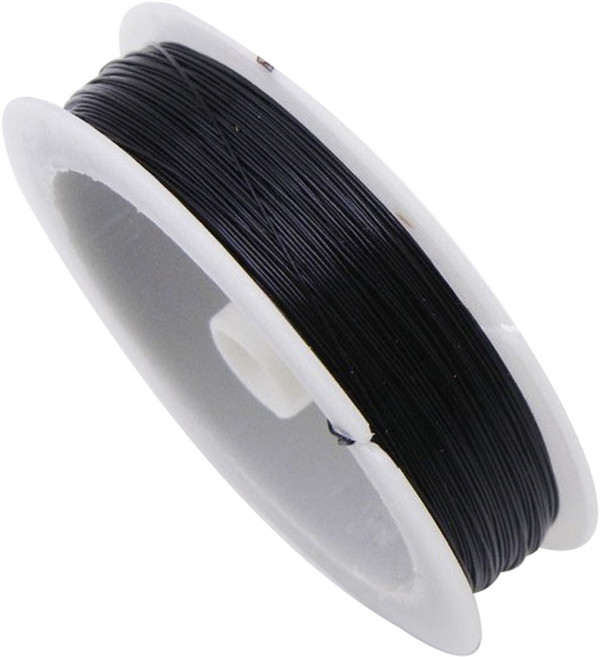 마다꾸미 컬러 공예철사 0.5mmx40m, 1개, 01 블랙