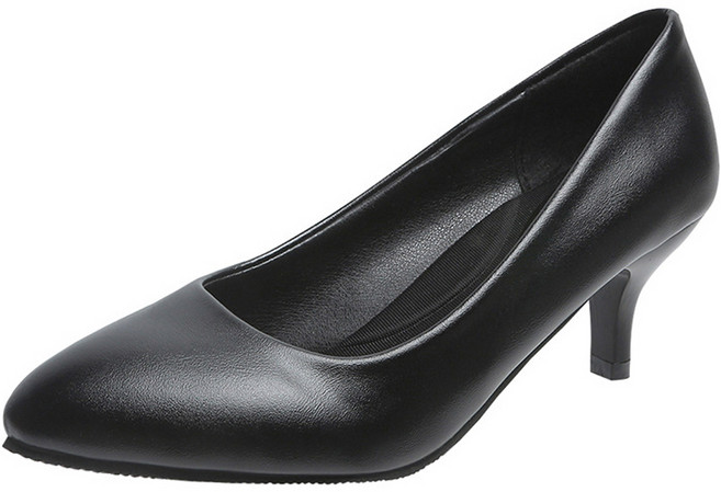 엘쏘 여성용 승무원 면접 미들힐 4cm