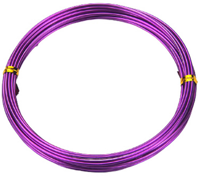 마다꾸미 에나벨 공예철사 1.5mm x 5m, 13 퍼플, 1개