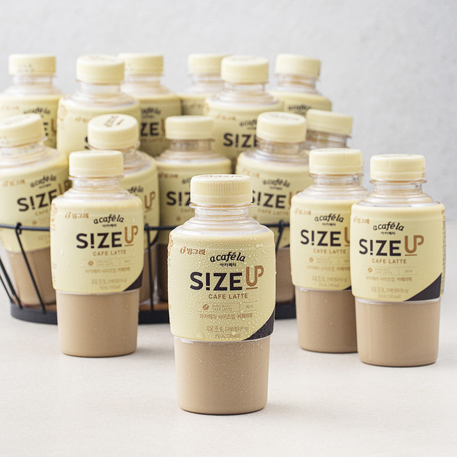 아카페라 사이즈업 카페라떼, 350ml, 40입