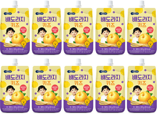 베베쿡 배도라지 키즈, 200g, 10개