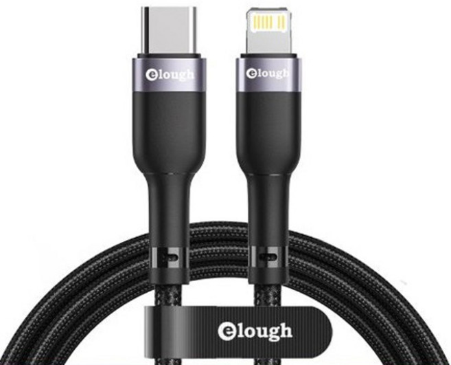 위드웍스 PD 20W 라이트닝 C to 충전케이블, 25cm, 그레이, 1개