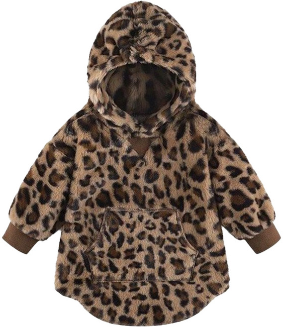 밀크마일 아동용 뉴야모 호피 후드 티셔츠