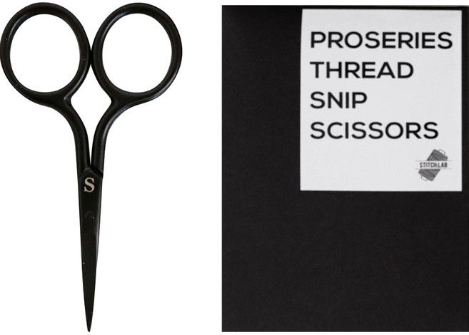 StitchLab 迷你裁縫剪刀, 1個, 黑色
