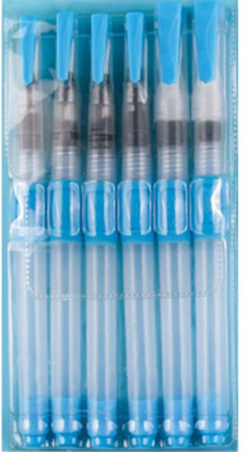 더조넷 수채화 브러쉬 세트 블루, 1, 2, 3, 4, 7, 10호, 1세트