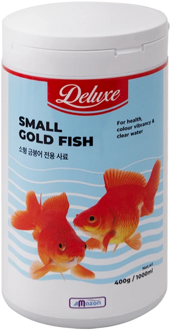 아마존 디럭스 금붕어 컴플리트 사료, 400g, 1개 - 쿠팡