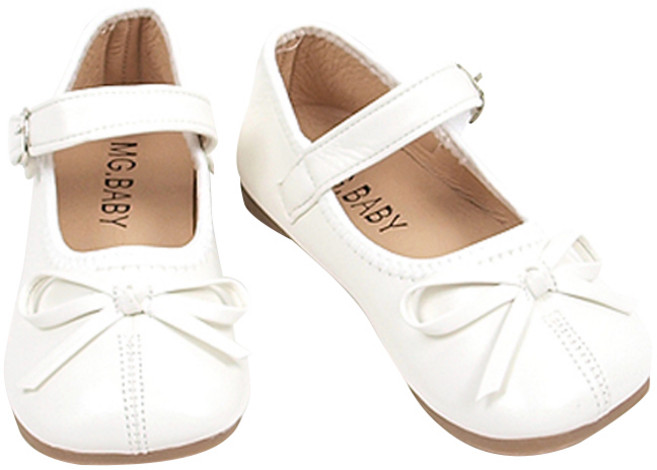 베베마루 여아용 납작리본 구두 9851