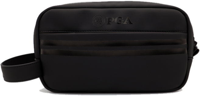 PGA투어 투지퍼 골프 파우치 백 214, 블랙