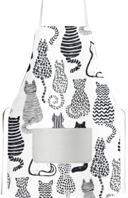 잼잼 미술앞치마, 4 회색 주머니