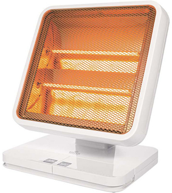 고스 발터치 석영관 전기히터, 화이트, GSH-F7601W