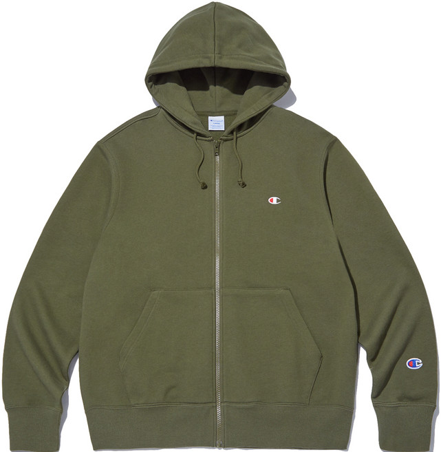 챔피온 남녀공용 ASIA C로고 French Terry 풀집업 후디