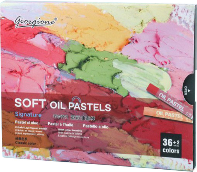 조르조네 소프트 고급형 오일파스텔, 36색, 1개