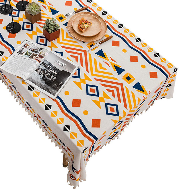 픽샵커머스 라이프스윗 캠핑 및 가정용 다용도 패브릭 식탁보, B