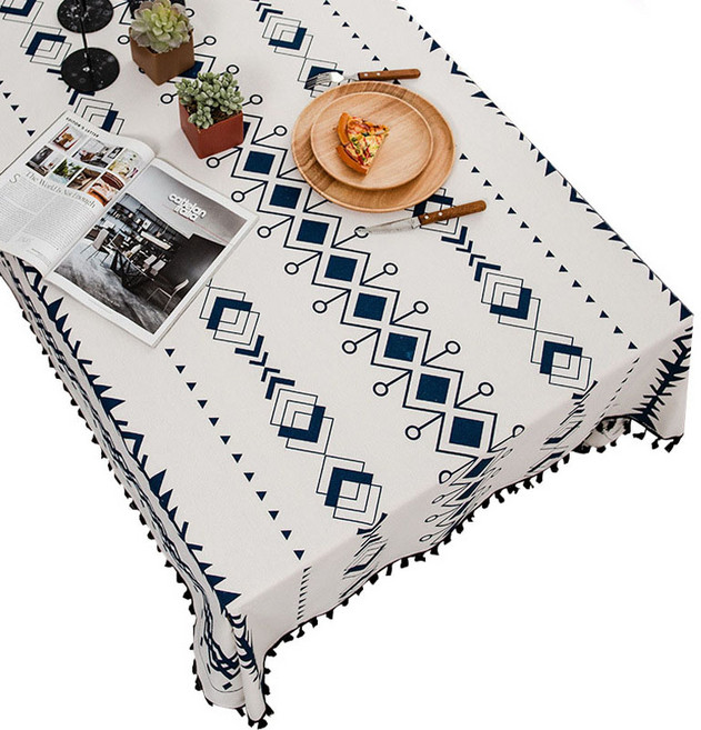 픽샵커머스 라이프스윗 캠핑 및 가정용 다용도 패브릭 식탁보, A