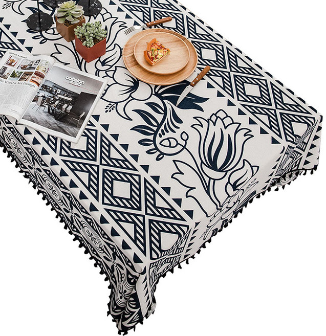 픽샵커머스 라이프스윗 캠핑 및 가정용 다용도 패브릭 식탁보, C