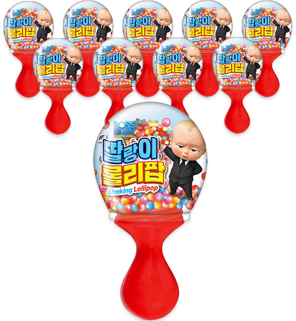보스베이비 딸랑이 롤리팝 캔디, 30g, 10개