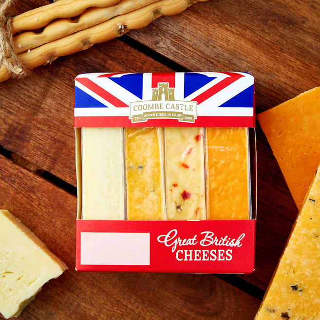 쿰캐슬 브리티쉬 셀렉션 치즈 4종 세트, 80g, 4개입, 1세트