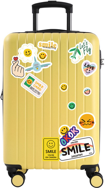 TRACKER 트래커 마카론 스마일 기내형 캐리어 20인치