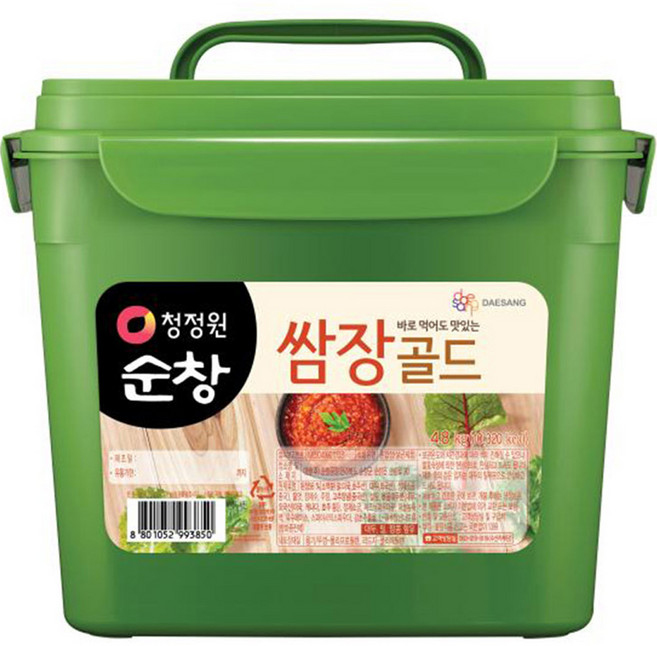 청정원순창 쌈장 골드, 1개, 4.8kg