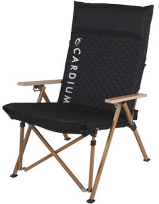 카디움 자충 쿠션 시트 커버, 1개, 블랙