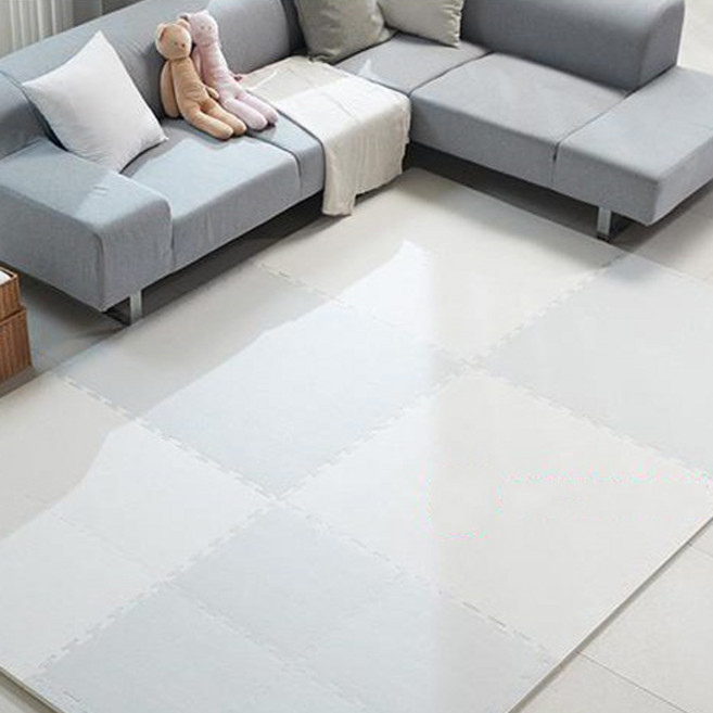 따사룸 놀이방 층간소음 PE 퍼즐매트, 바닐라 아이보리, 4개