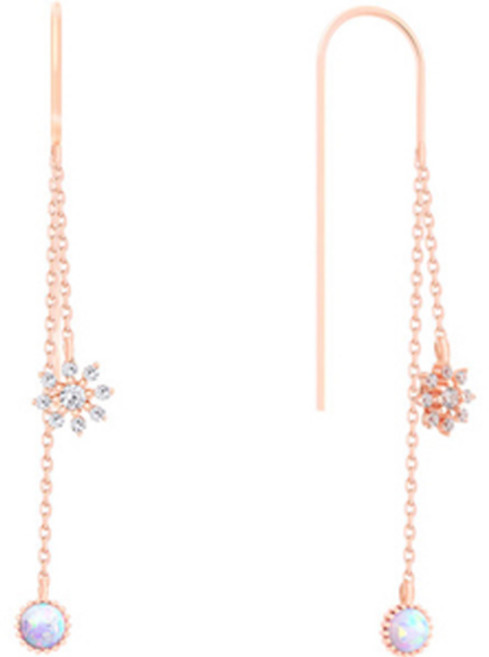 밀튼스텔리 여성용 실버 귀걸이 MSJ-SE180278RGWQ