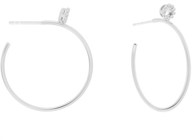 밀튼스텔리 여성용 실버 귀걸이 MSJ-SE180107WGWQ