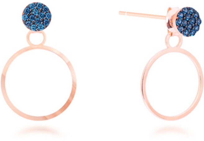 밀튼스텔리 여성용 실버 귀걸이 MSJ-SE170368RGBQ